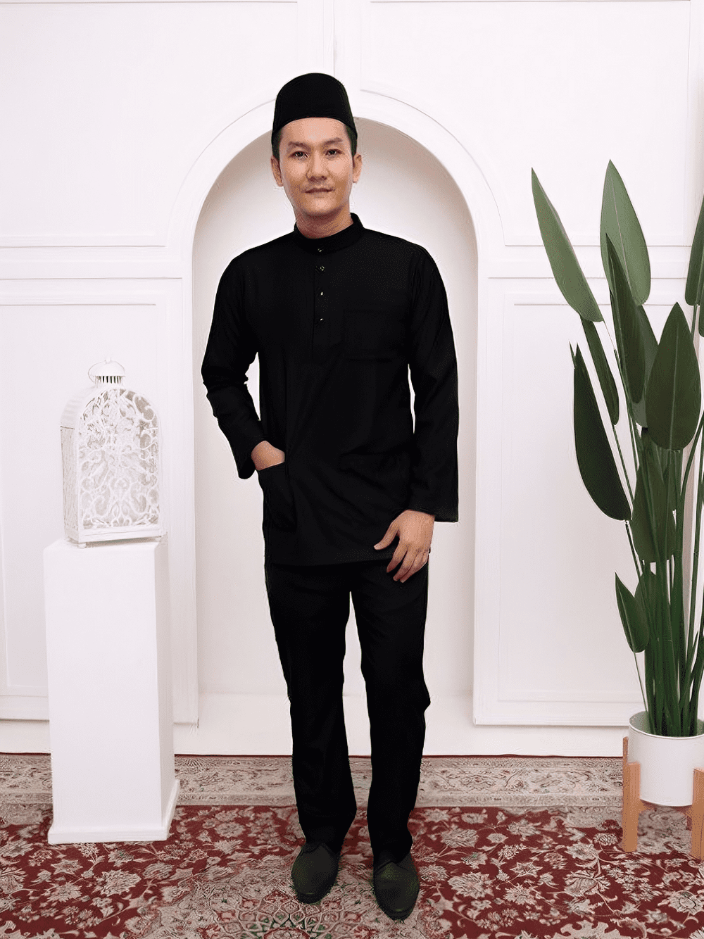 Baju Melayu Moden - Black