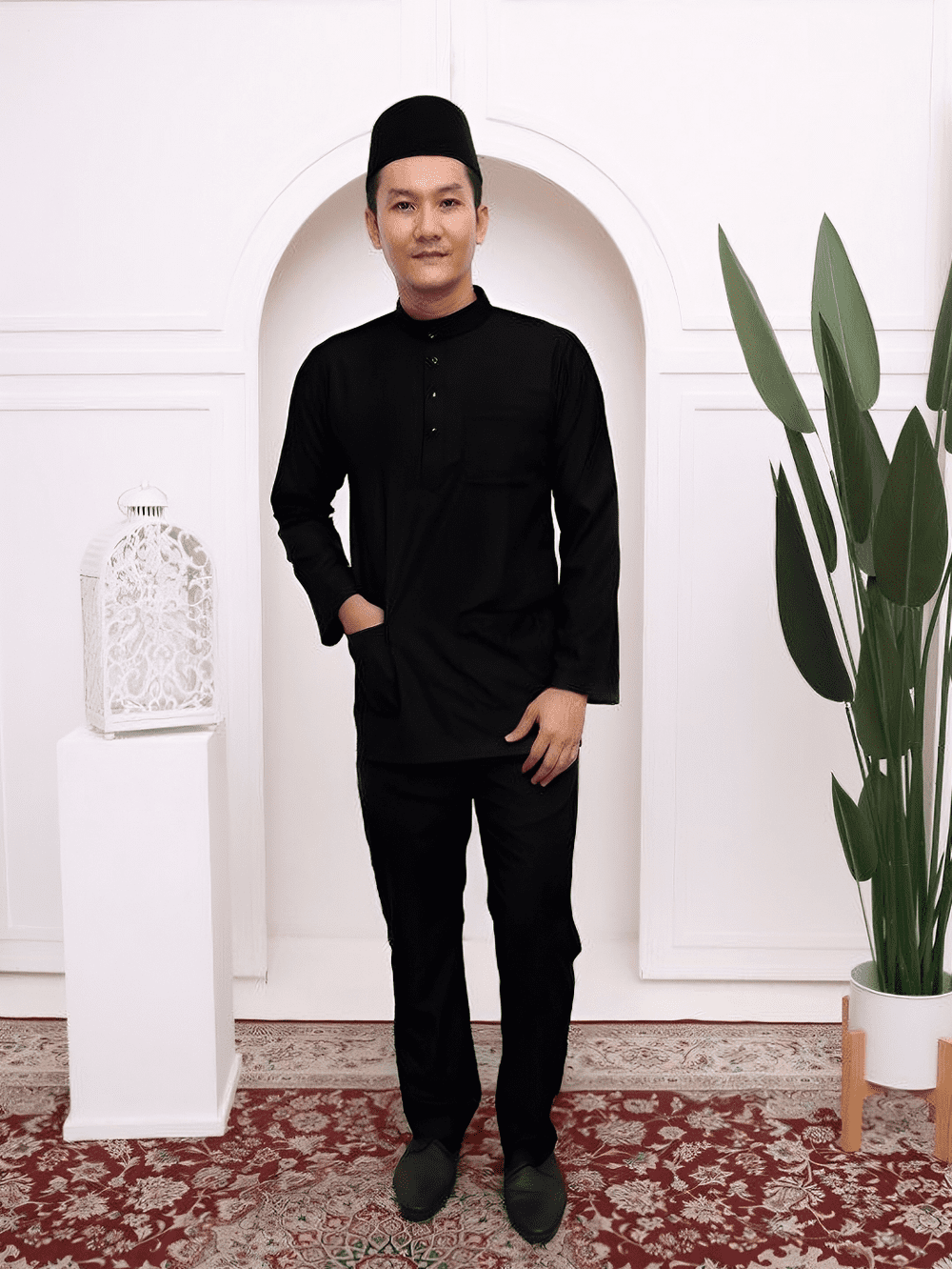 Baju Melayu Moden - Black