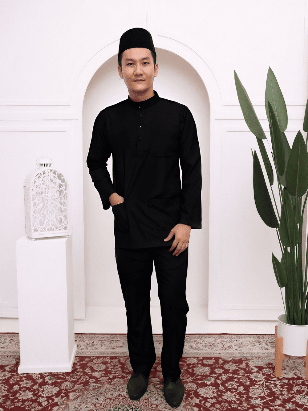 Baju Melayu Moden - Black