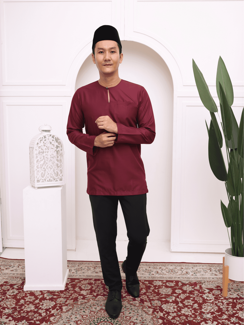 Kurta Klasik- Maroon