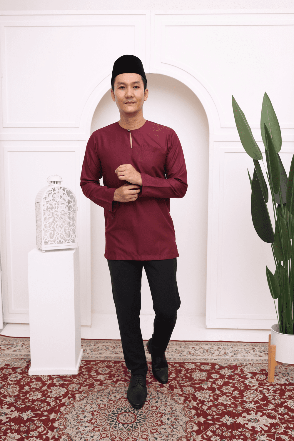 Kurta Klasik- Maroon