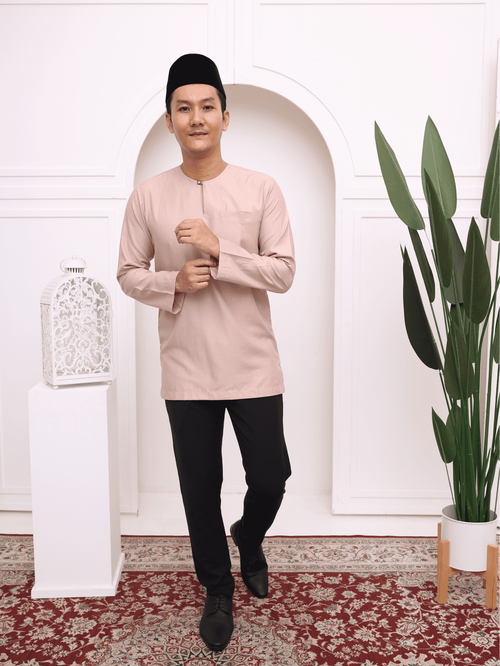 Kurta Klasik- Salmon Pink
