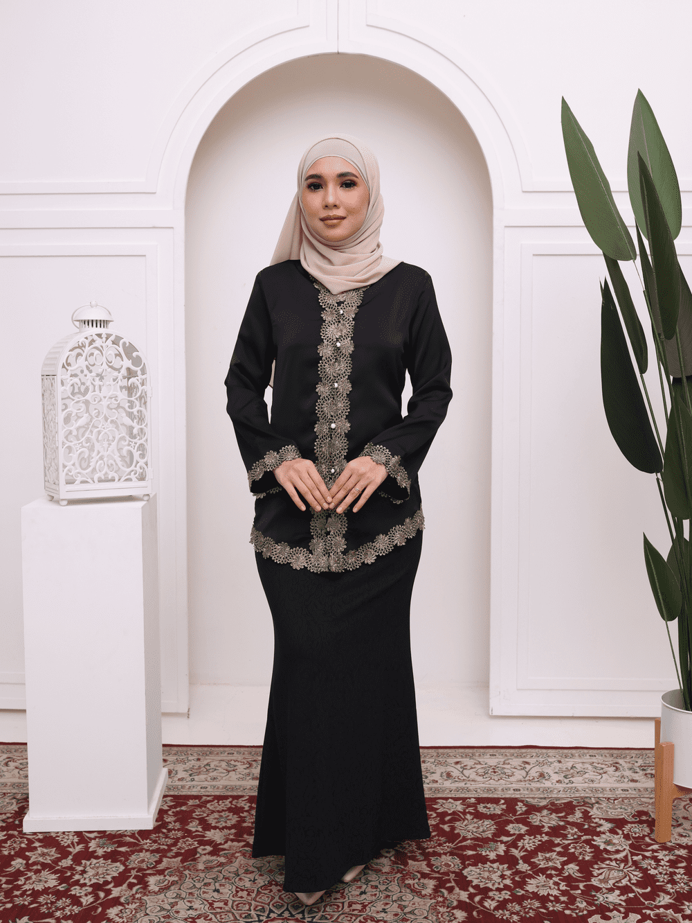 Kebaya Sunda Moden - Jade Black