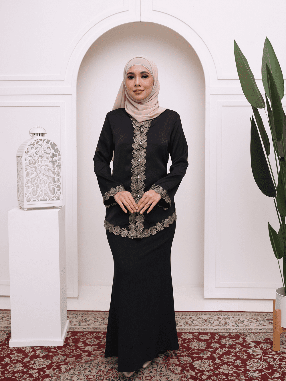 Kebaya Sunda Moden - Jade Black