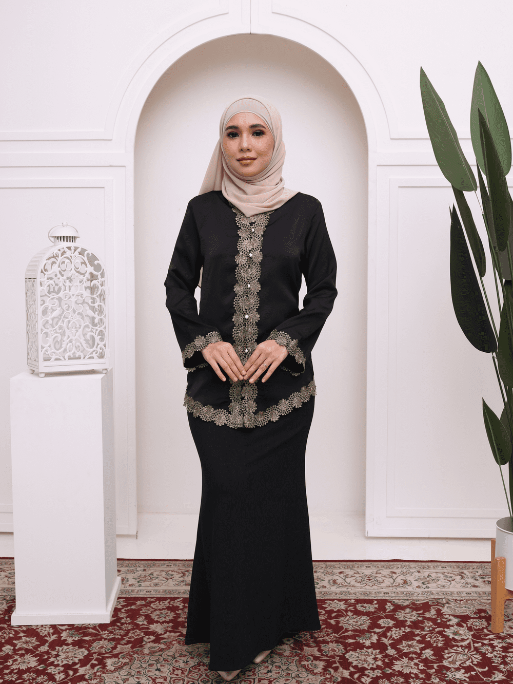 Kebaya Sunda Moden - Jade Black