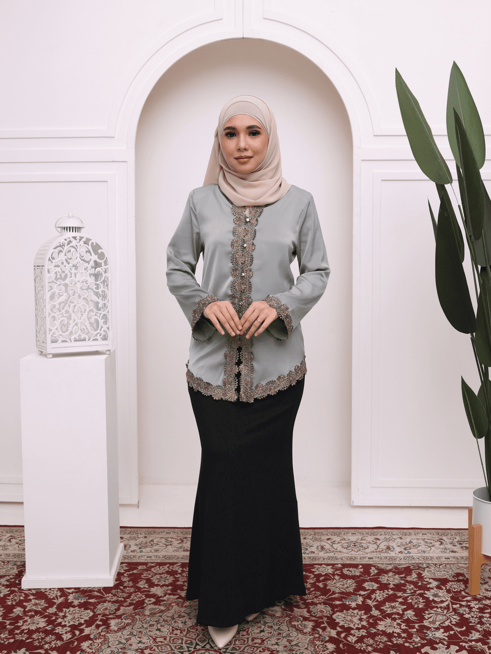 Kebaya Sunda Moden - Green Whisper