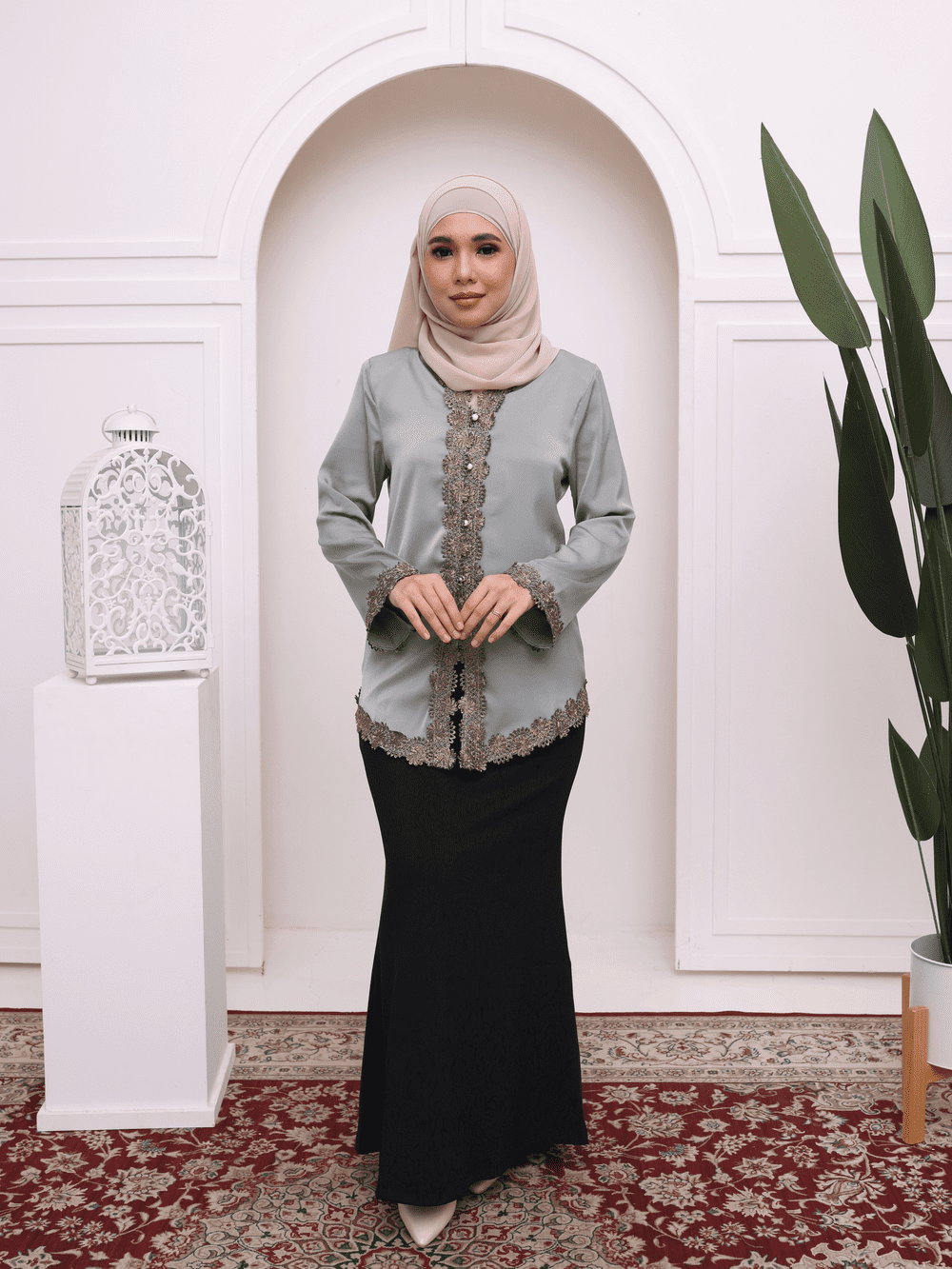 Kebaya Sunda Moden - Green Whisper