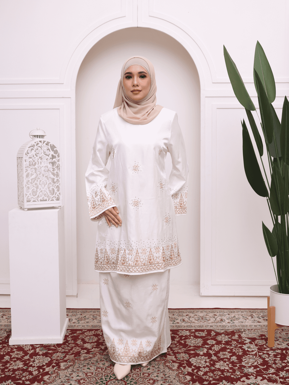 Baju Kurung Modern Riau - White