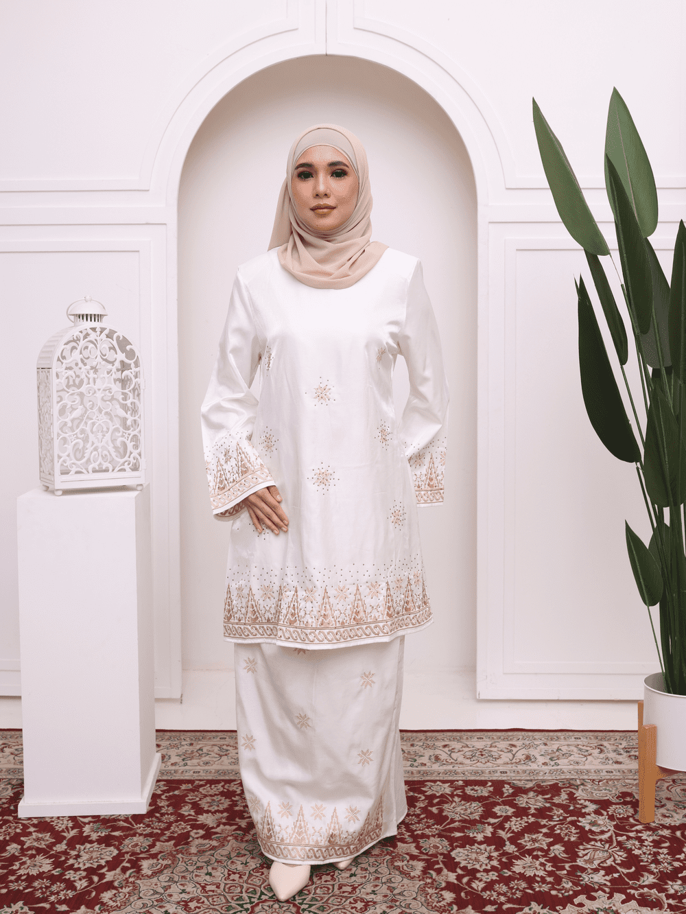 Baju Kurung Modern Riau - White