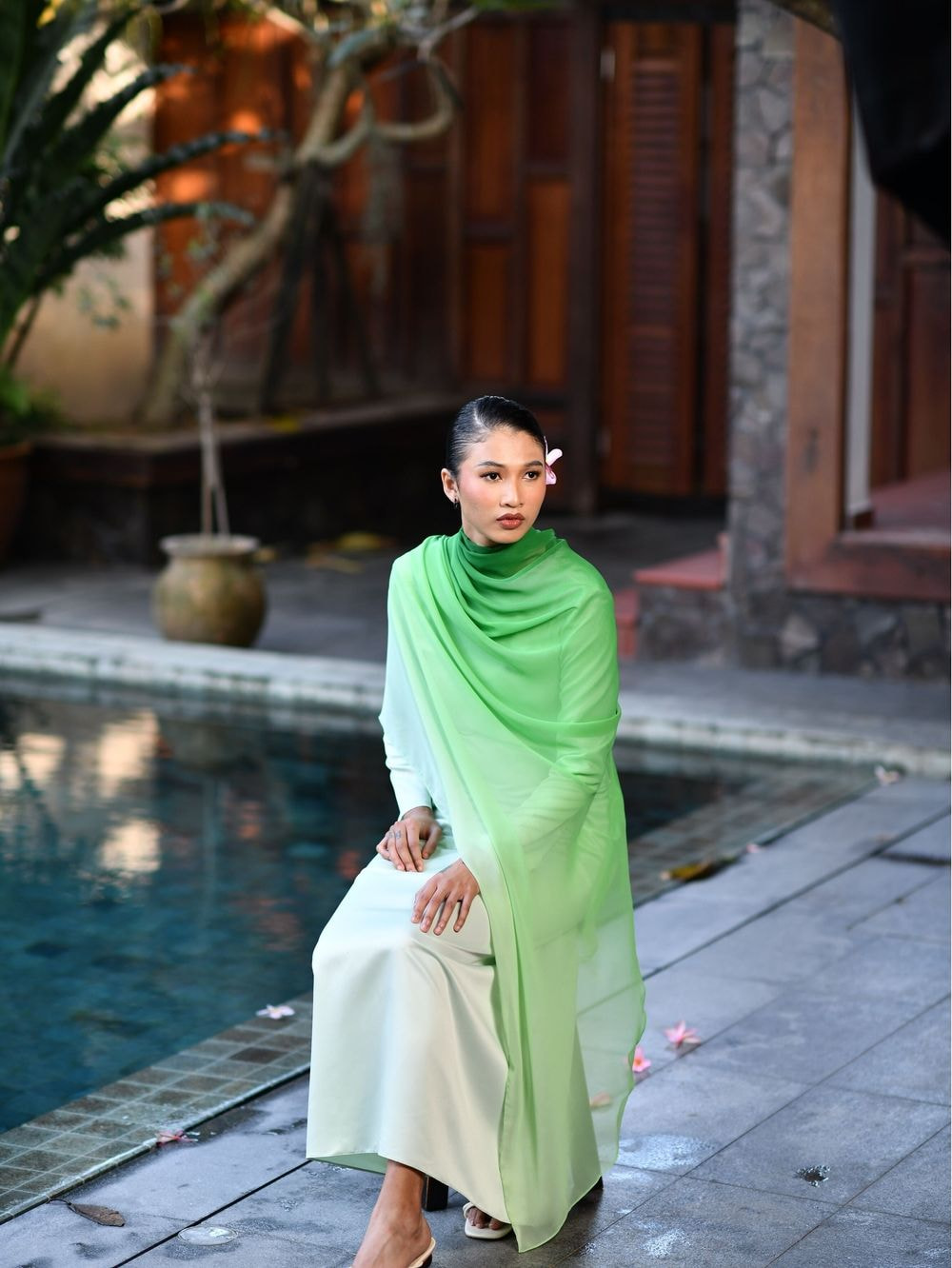 Tita dress in Sage Green