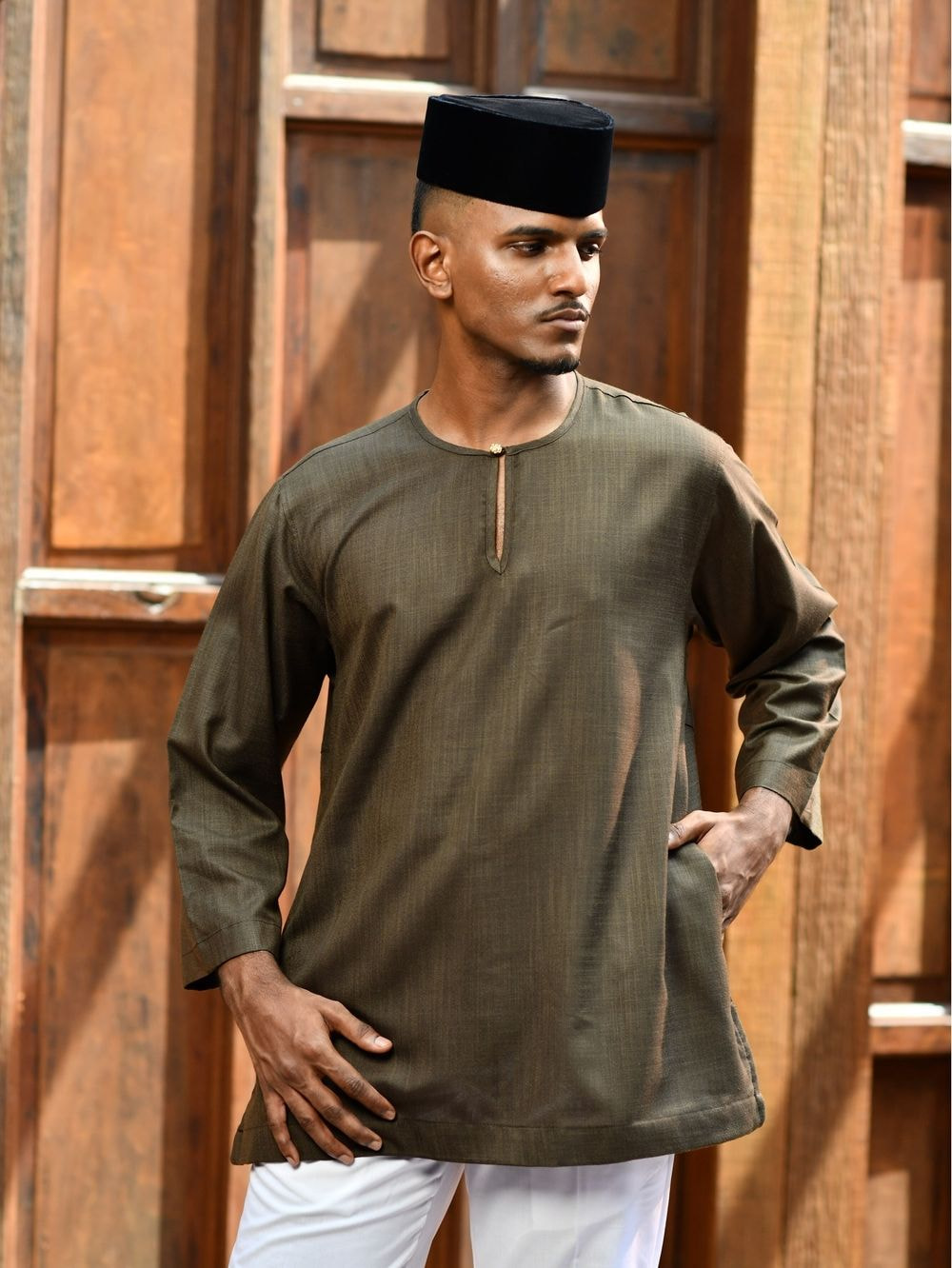 EMIR Kurta in Rich brown