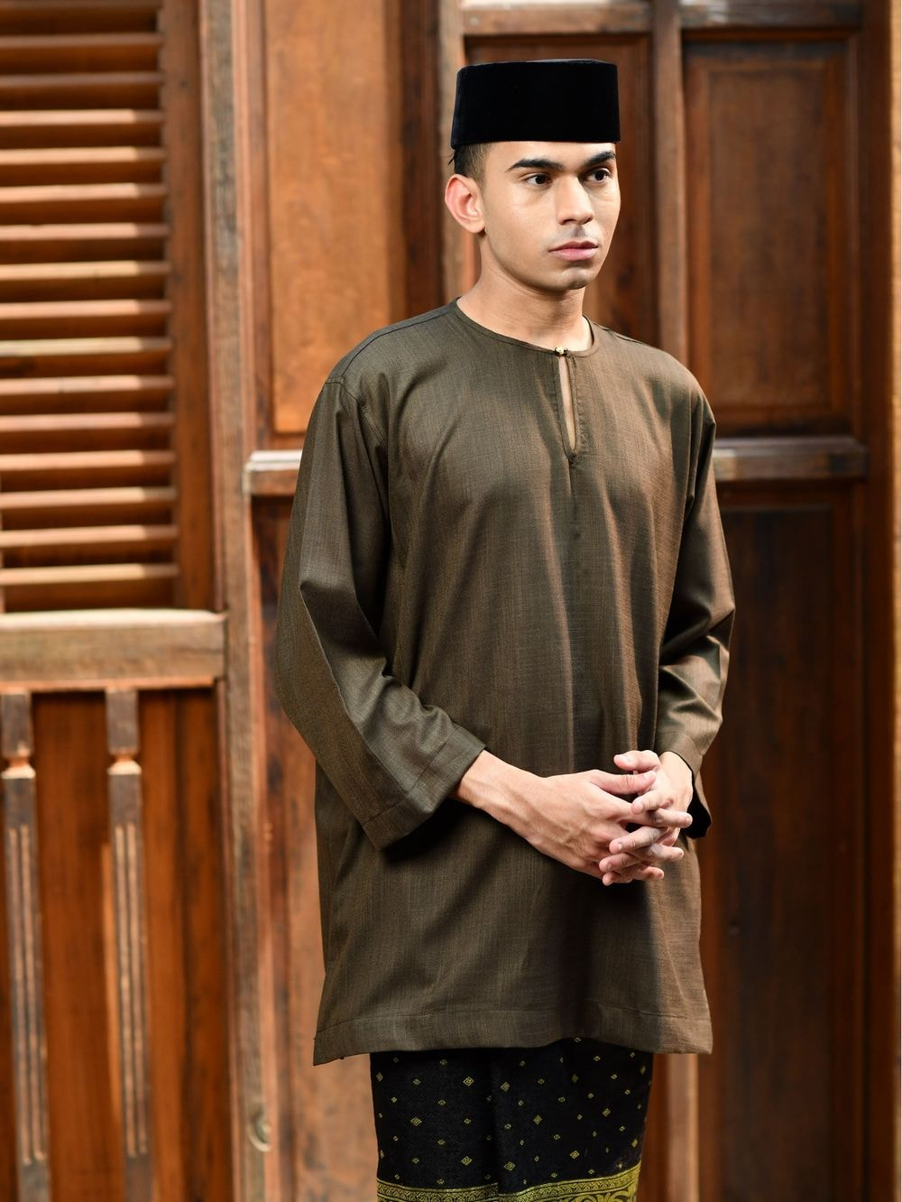 EMIR Kurta in Rich brown