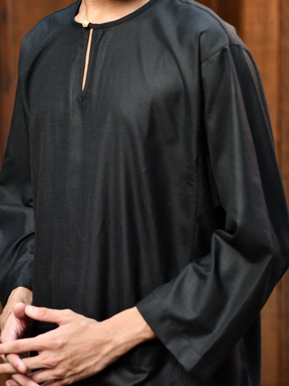RIJAL Baju Melayu set in Black
