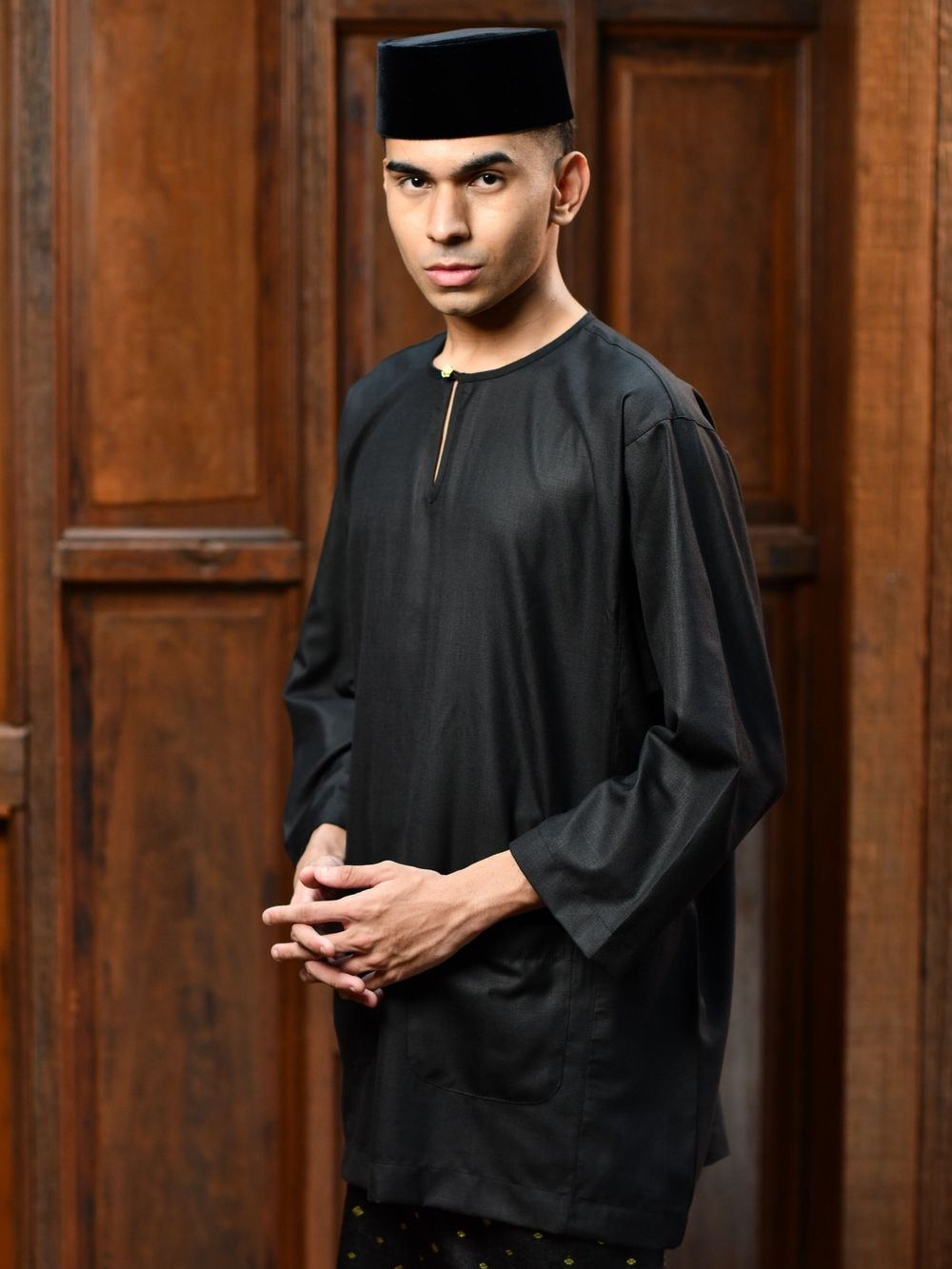 RIJAL Baju Melayu set in Black