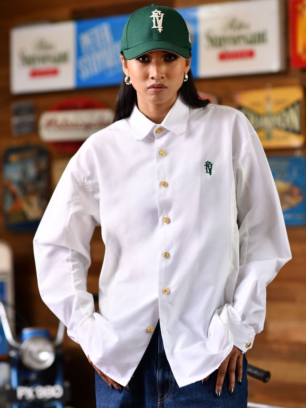 MINIMAL Long Sleeve Shirt – White