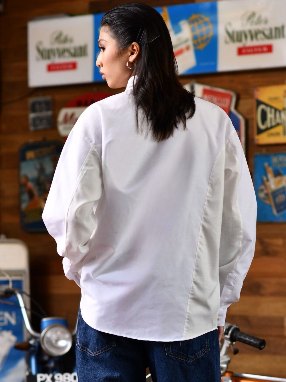 MINIMAL Long Sleeve Shirt – White