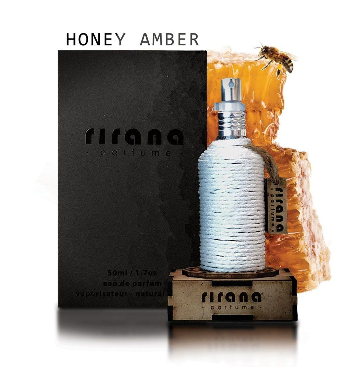 Honey Amber by Rirana Parfume, bottle