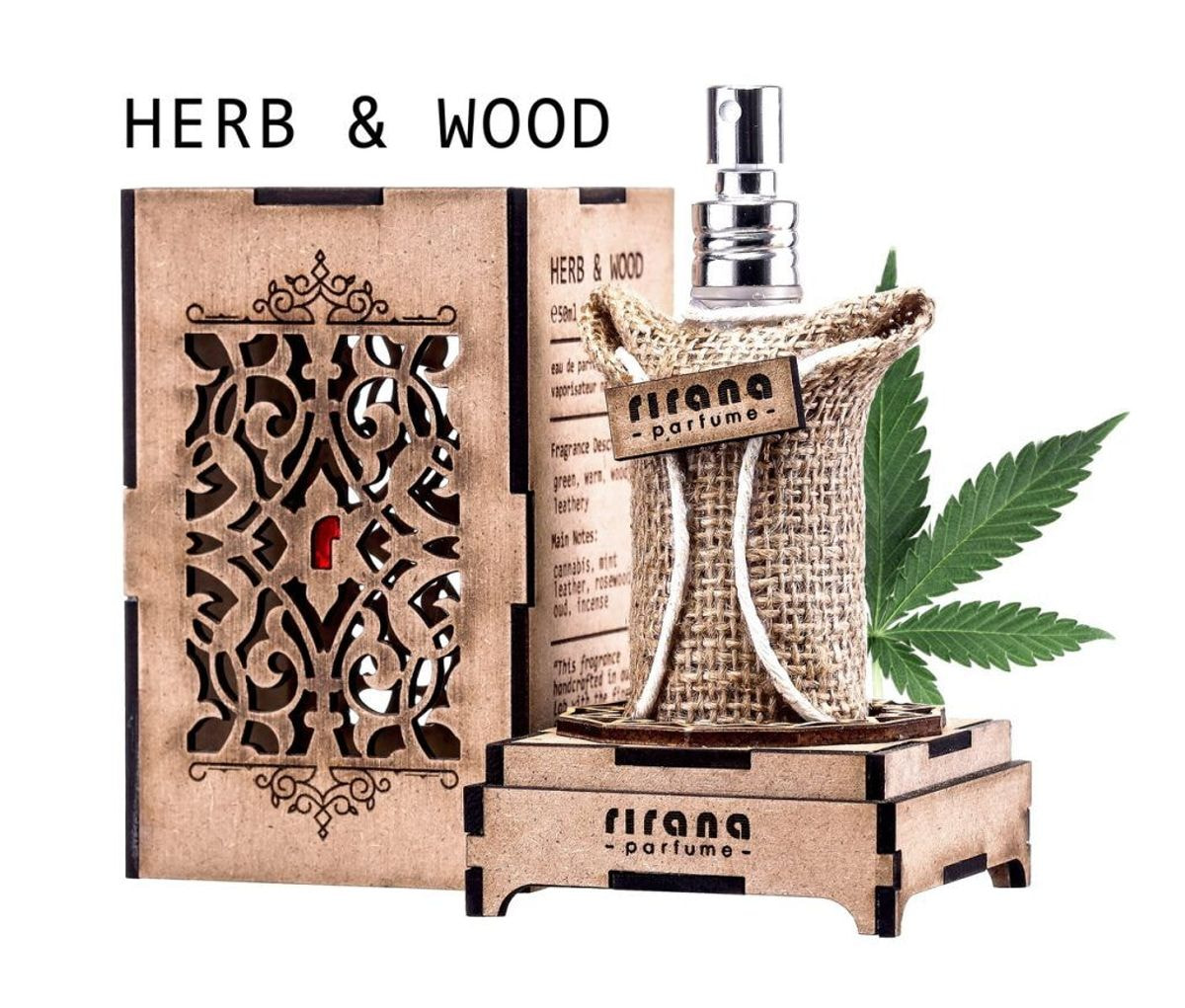 Herb & Wood by Rirana Parfume, bottle