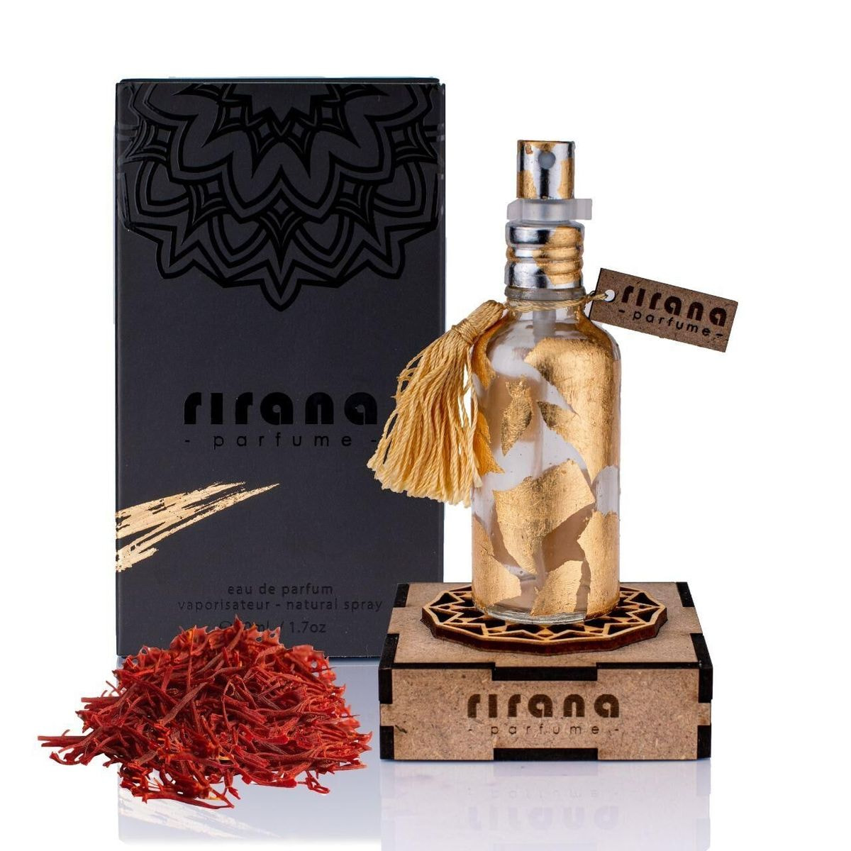 Golden Saffron by Rirana Parfume, bottle