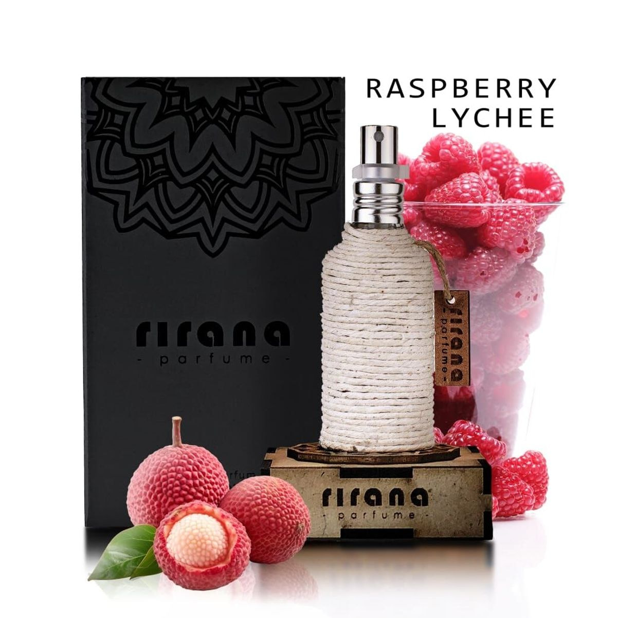 Raspberry Lychee by Rirana Parfume, bottle
