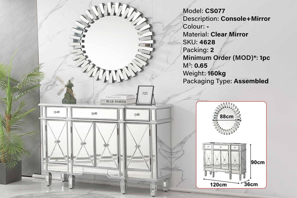 CS077 Console and Mirror