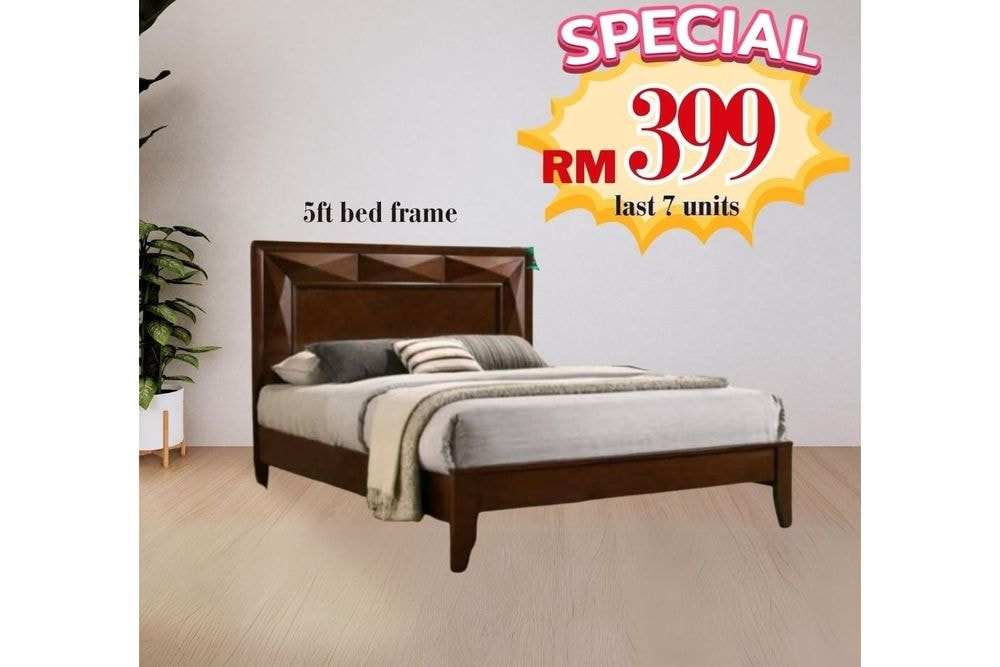 Wooden Bed Frame 5'