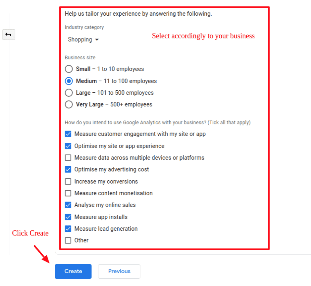 analytics property