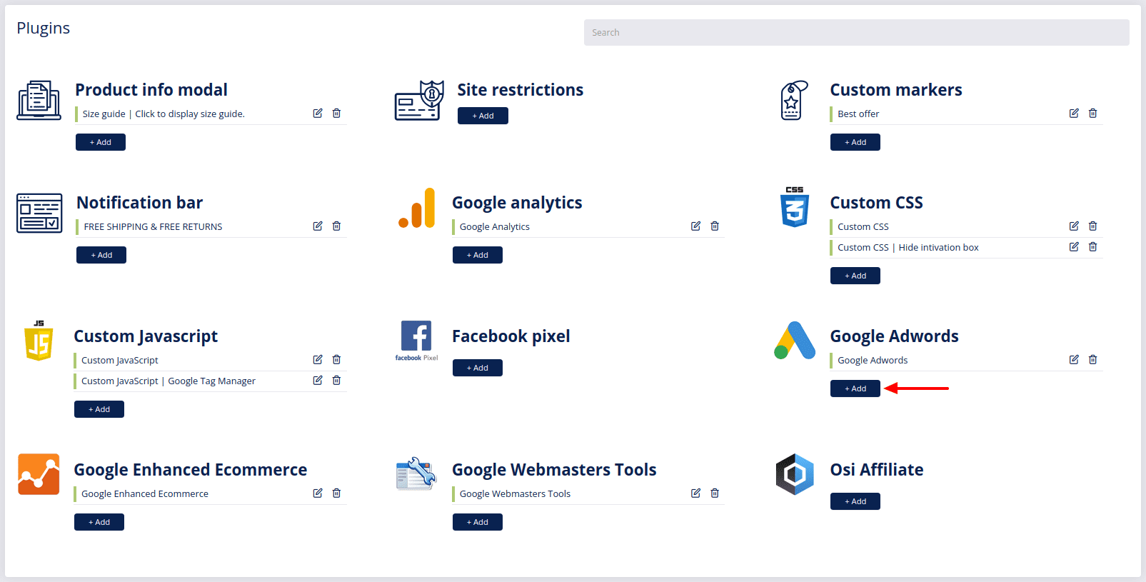 plugins google adwords add