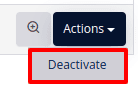 Deactivate recurring order