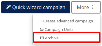Archive campaigns